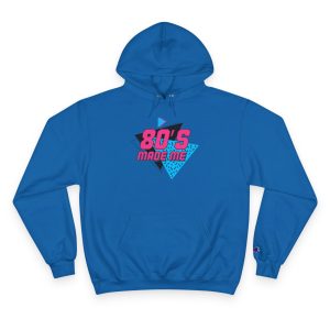 Retro 80's Champion Hoodie, Vintage Hoodie, 80s Style Sweatshirt, Fun Gift for Nostalgia Lovers, Casual Wear, Throwback Fashion