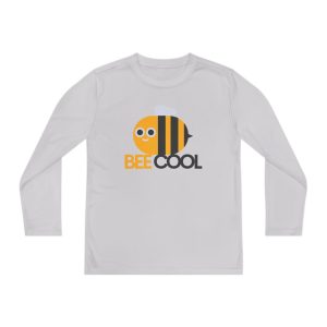 Youth Long Sleeve Bee Cool Tee, Fun Tees for Kids, Gifts for Youngsters, Birthday, Back to School, Summer Style, Kids Fashion