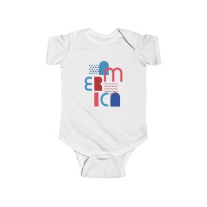 Cute Infant Bodysuit for Baby Boys and Girls, Perfect for Newborns, Baby Shower Gift, Celebrate America, 4th of July Outfit