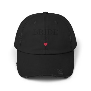 Bride Distressed Cap | Unisex Wedding Hat, Bridal Accessories, Engaged Gift, Bachelorette Party, Cute Bride Merchandise