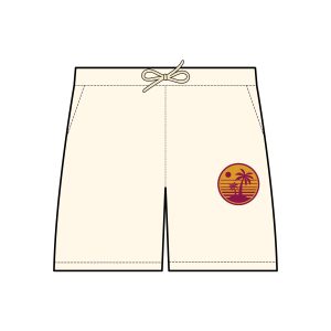 Casual Star Print Sweat Shorts | Lightweight Fleece for Relaxing, Summer Outings, Beach Days, Home Lounge, Gifts for Men & Women