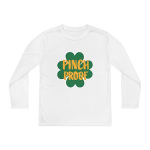 St. Patrick's Day Youth Tee, Long Sleeve Shirt, Pinch Proof, Holiday Top, Kids Apparel, Shamrock T-Shirt