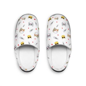 Cozy Cow Print Indoor Slippers - Fun, Comfy, Cute Slippers for Home, Gift for Animal Lovers, Winter Essentials, Relaxation Footwear