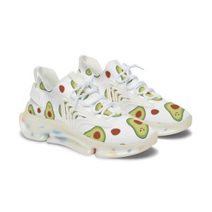 Avocado Print Women's Sneakers | Fun Style, Casual Comfort, Unique Gift for Foodies, Perfect for Summer Outfits, Trendy Footwear