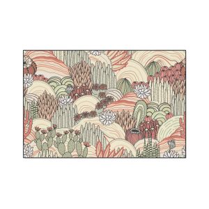 Stylish Heavy Duty Floor Mat - Boho Chic Home Decor, Indoor Mat, Kitchen Rug, Bedroom Accent, Durable Doormat
